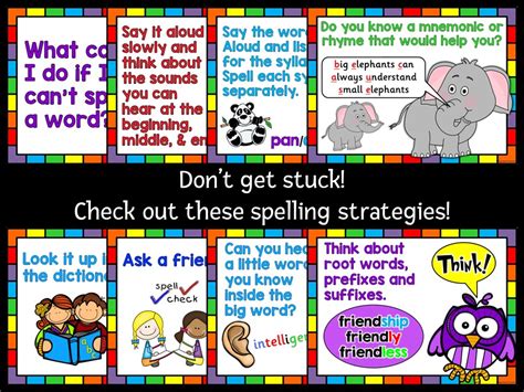 Spelling Rules And Strategies Posters Tricky Words Spelling Help