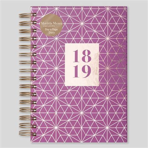 Matilda Myres Page A Day Mid Year Academic Diary 2018 Academic Diary