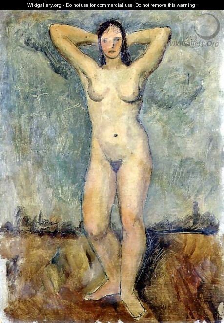 Standing Nude Christopher Wood WikiGallery Org The Largest Gallery In The World