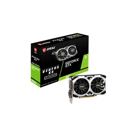 Msi GeForce GTX 1650 D6 VENTUS XS V1 4GB GDDR6 128-Bit Video Card in ...
