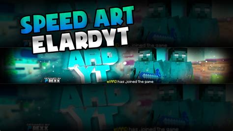 Speed Art L Banner Brutal Para Elardyt L Hago Banners Gratis Youtube