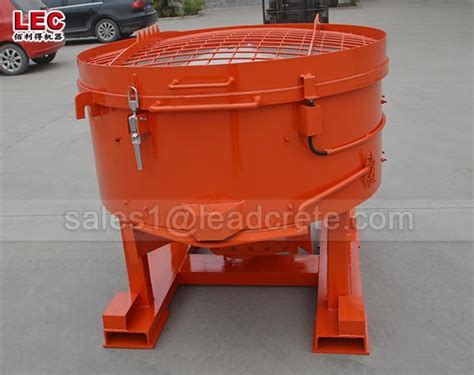 Refractory Pan Mixer Kg Output Capacity Leadcrete Engineering Machinery