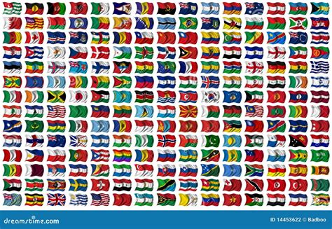 World Flags Set Stock Illustration Illustration Of Clipping 14453622