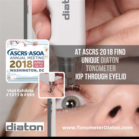 ASCRS ASOA Annual Meeting Meet Diaton Eye Tonometer Team In