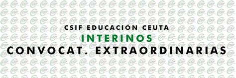 CSIF CONVOCATORIA EXTRAORDINARIA para la elaboración de lista de