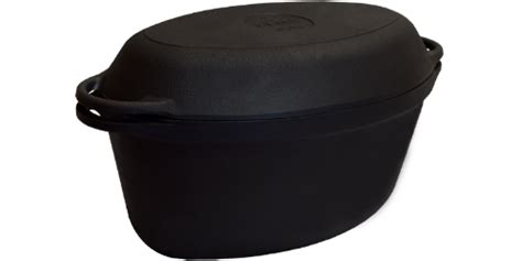 Утятница чугунная Ситон 5л с крышкой-сковородой купить chugunmarket.ru