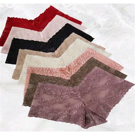 Kit Calcinhas Caleçon PLUS SIZE Shortinho de Renda Sexy lingerie Shopee Brasil