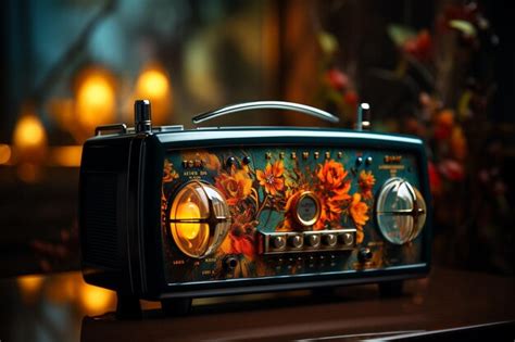 Premium Photo | A retrostyle radio