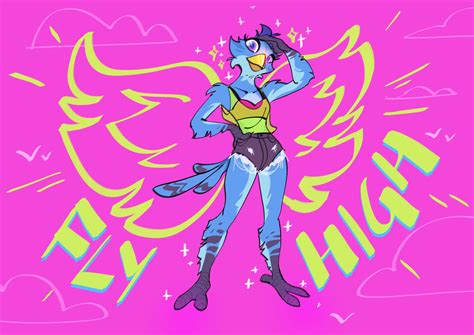 Fly High Bird Furry By Shadowfursona On Deviantart