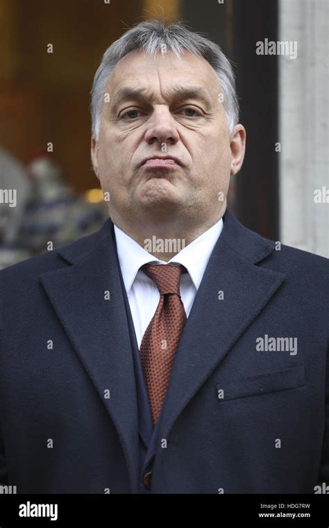 Prime Minister Of Hungary Victor Orban Unveiles A Memorial Plaque