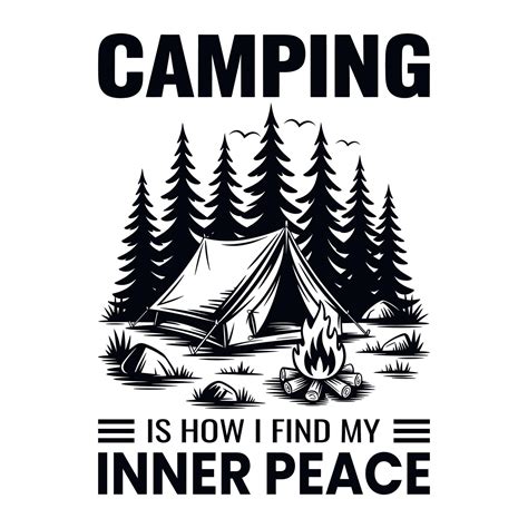 Camping Is How I Find My Inner Peace Shirt, Nature Lover Adventure Tee