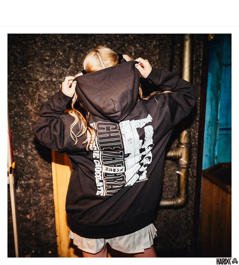 ハードコアチョコレート HARDCORE CHOCOLATE じゃりン子チエ スミホルモンプルオーバーパーカ スミブラック HOODED P KK SU スウェット