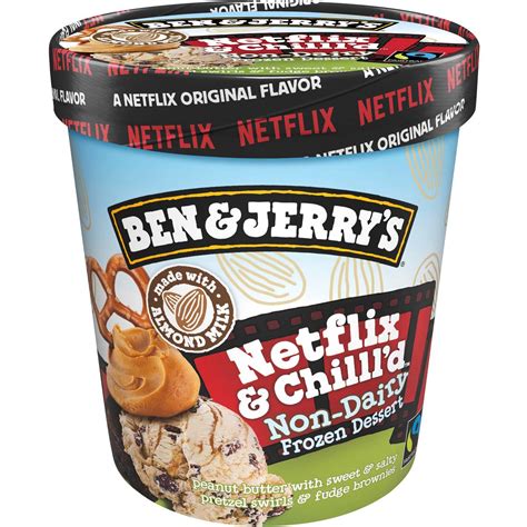 Ben And Jerrys Netflix And Chilld Non Dairy Frozen Dessert 458ml Woolworths