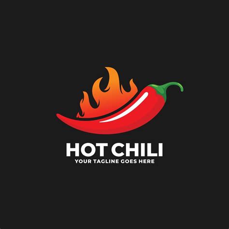 Hot Chili Logo Vector Red Chili Logo Vector 13220011 Vector Art At Vecteezy