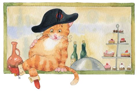 Иллюстрация Книга про Наполеона,кота и мышек(Русская пленница