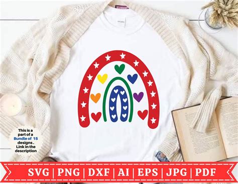 Gay Pride Rainbow SVG Gay Pride SVG LGBTQIA Svg Proud Ally Gay Pride Lesbian Svg