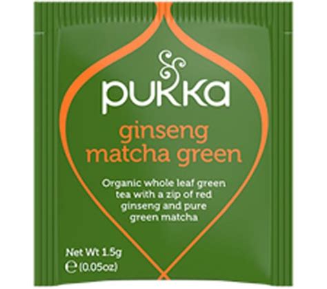 Pukka Ginseng Matcha Green Tea Organic 7 Bio