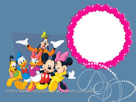 Fotocriart Molduras Do Mickey E Sua Turma