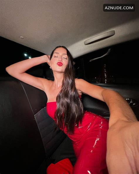 Zaira Nara Sexy Hot Photoshoot Wearing Stunning Red Latex Dress Aznude