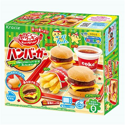 Kracie Happy Kitchen Hamburger a DIY kit to help kids improve creativity.