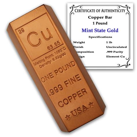 How Much Is A One Pound Copper Bar Worth at Aileen Markham blog