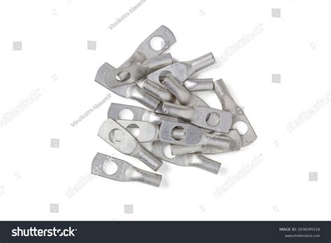 Handful Tinned Copper Electrical Lugs Wiring Stock Photo 2038395518 ...
