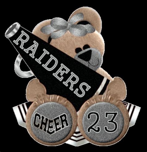 Raiders Teddy Bear Raiders Teddy Sugar Cookie