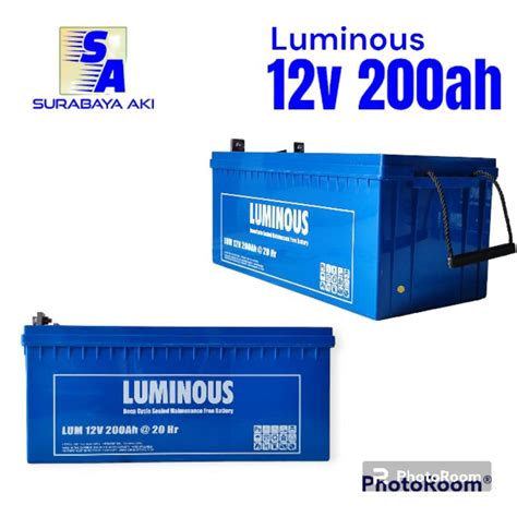 Jual Baterai VRLA Aki Kering Baterai Luminous 200ah Aki Luminous 12v