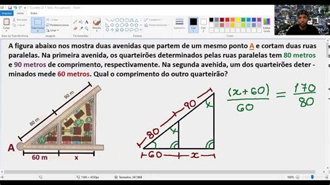 Teorema De Tales Exercício - 8