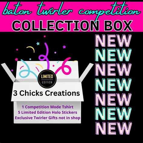 Baton Twirler Competition Collection Box Baton Twirler Gift Baton ...