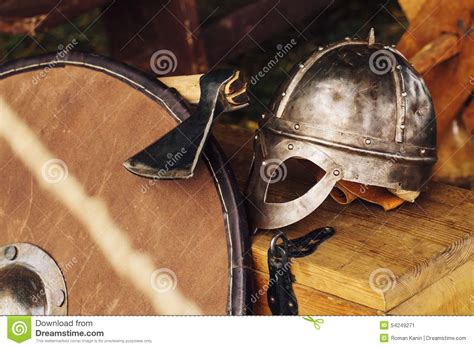 Slavic Warrior Armor With A Stylized 9th Century Stock Image Image