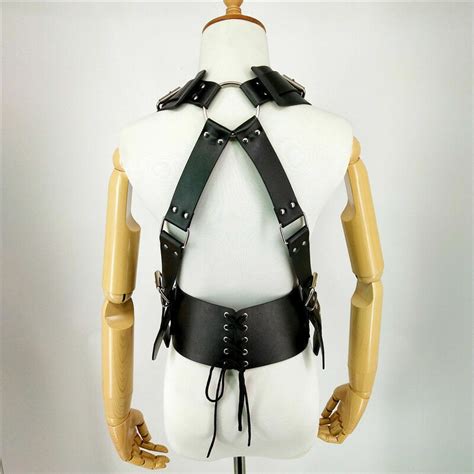 Sexy Mens PU Leather Chest Body Harness Straps Gay Clubwear Costume Punk Belts EBay