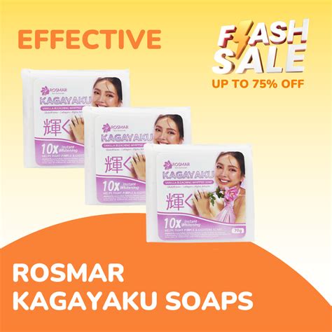 Original Rosmar Kagayaku Pcs Pcs Vanilla Bleaching Whipped Soap