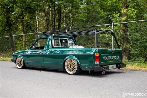 A Diyers Dream 1983 Vw Mk1 Caddy Lays Frame On Gold Bbs