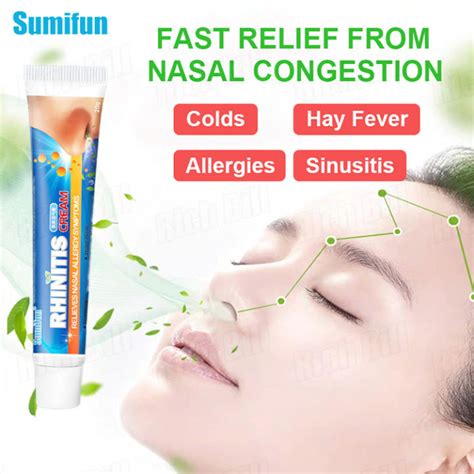 Sumifun Rhinitis Cream Treatment Chronic Rhinitis Ointment Relieve