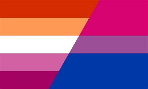 Bi Lesbian Flag R QueerVexillology