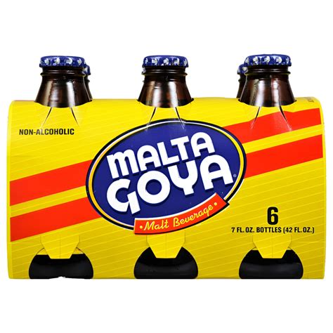 Goya Non-Alcoholic Malt Beverage, 7 Fl Oz, Pack of 6 - Walmart.com