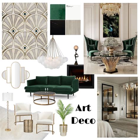 Art Deco Interior Design Mood Board By Lauren Robbins Style Sourcebook