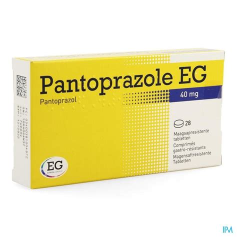 Pantoprazole Eg 40mg Maagsapresisttabl Blist 28 Apotheek Vanderhaegen