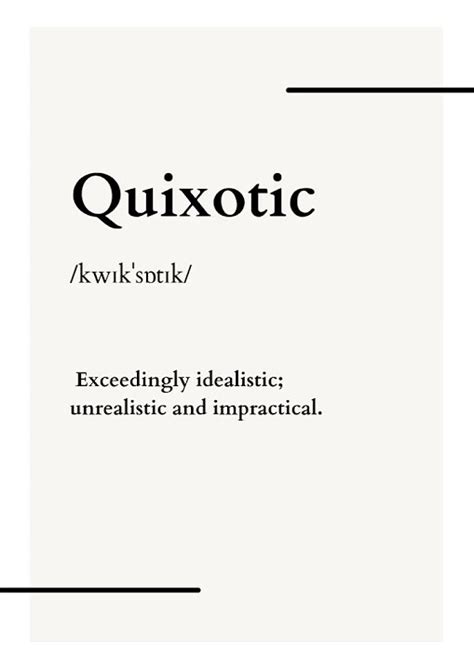 Quixotic Meaning Youtube
