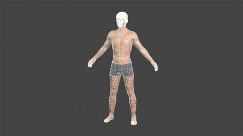Beautiful Naked Man Rigged 3D Model In Man 3DExport