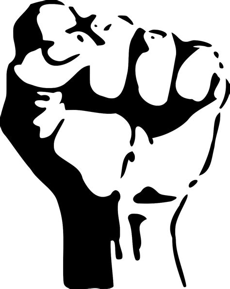 SVG > fingers raised fist anger - Free SVG Image & Icon. | SVG Silh