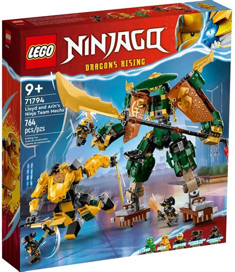 Конструктор LEGO Ninjago - Роботите на Лойд и Арин (71794) | Отлична ...