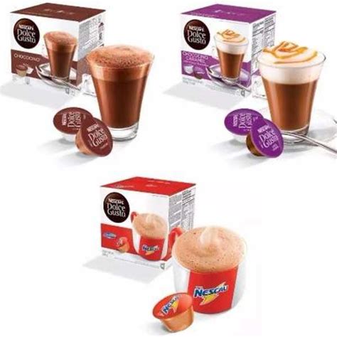 Nescafé Dolce Gusto 03 caixas Chococino Nescau Chococino Caramel 48