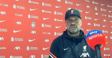 Jurgen Klopps Future Statement And Telling Message After Liverpools Brighton Draw Mirror