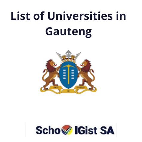 List of Universities in Gauteng and their Address | SchoolGistSA