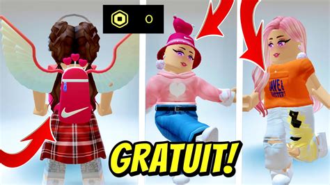 NOUVEAUX ACCESOIRES VETEMENTS ET CHEVEUX GRATUITS DANS ROBLOX TUTO