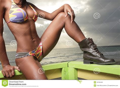 Image D Un Fuselage De Womans Dans Un Bikini Photo Stock Image Du Headless L Gant