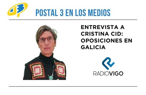 Radio Vigo Entrevista A Cristina Cid Postal