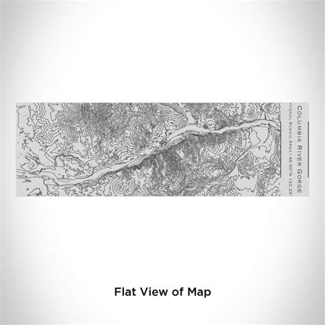 Columbia River Gorge National Scenic Area Engraved Topographic Map I